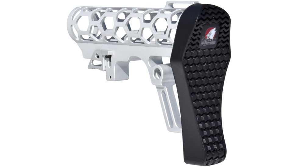 Presma Skeletonized Mil-Spec Stock Assembly, Silver, A25K-S