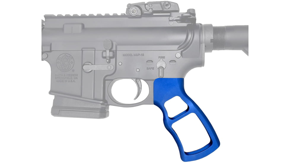 Presma Skeletonized Rear Pistol Grip for AR15, AR-10 LR-308, Dark Blue, GP30-DBL