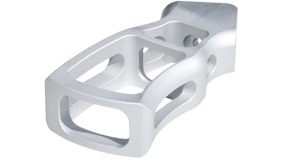 Presma Skeletonized Rear Pistol Grip for AR15, AR-10 LR-308, Silver, GP30-S