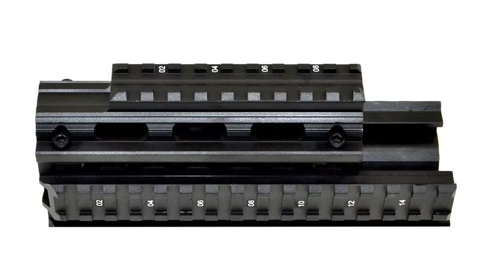 Sniper 15 Slot Duct Cover Mount. Fits Yugo 70, Black, MTQRM