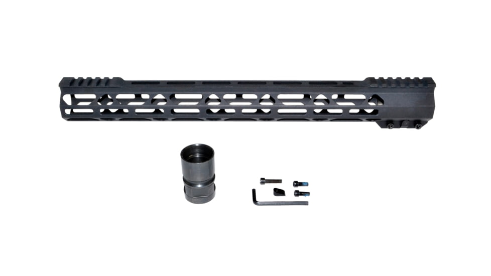 Presma Super Light Slim Free Float No Timing M-LOK Handguards, 16.5in AR-15 223/5.56., Black, MMARB165