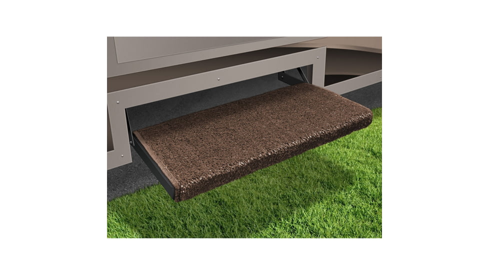 Prest-O-Fit Jumbo Wraparound+Plus RV Step Rug - 23in, Espresso, 2-1050