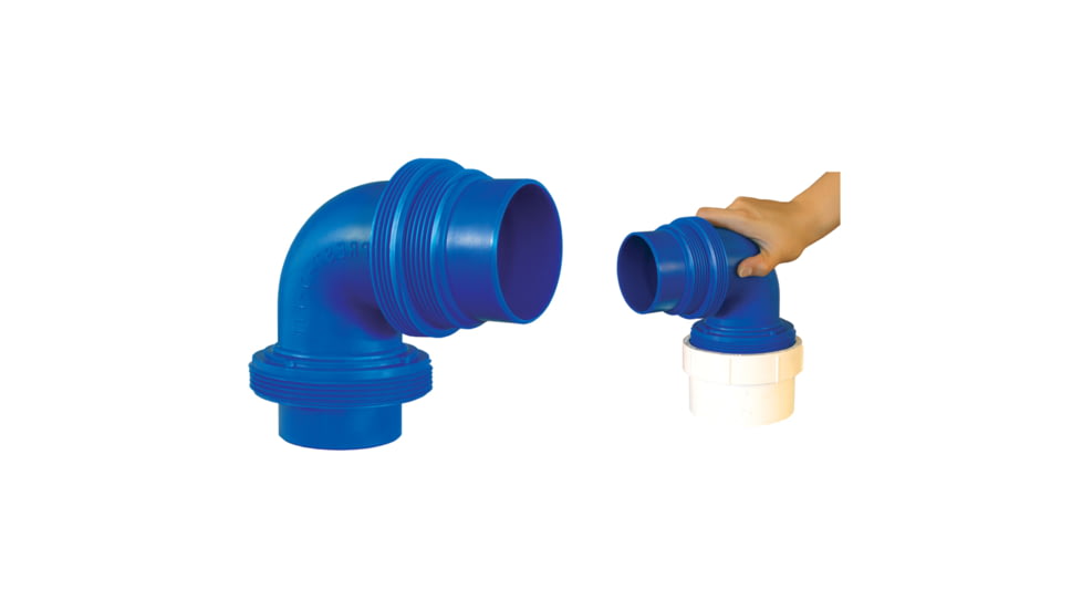 Prest-O-Fit Line Universal Elbow, Blue, 1-0001