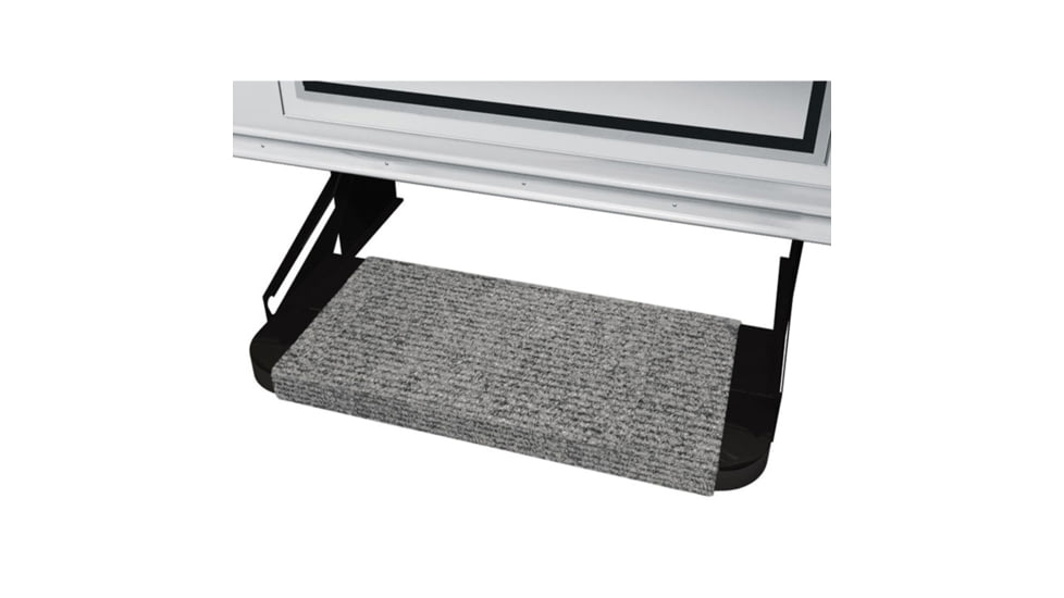 Prest-O-Fit Outrigger RV Step Rug - Straight, Castle Gray, 18in, 2-0313