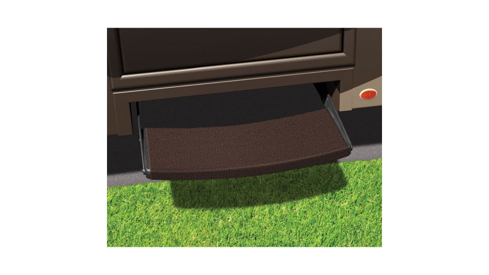 Prest-O-Fit Outrigger Universal RV Step Rug, Black Onyx, 22in, 2-0394
