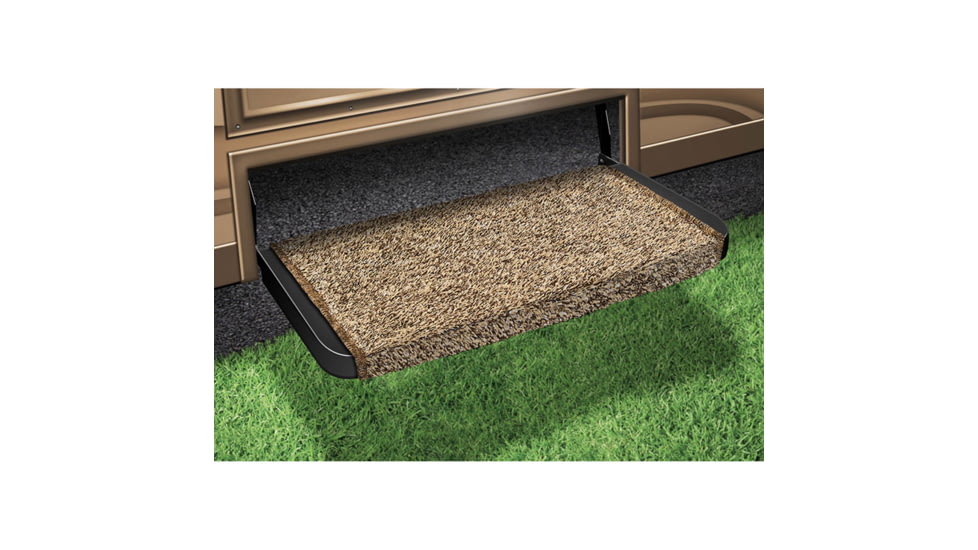 Prest-O-Fit Wraparound+Plus RV Step Rug, Brown, 20in, 2-0071
