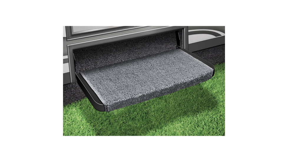 Prest-O-Fit Wraparound+Plus RV Step Rug, Stone Gray, 20in, 2-1073