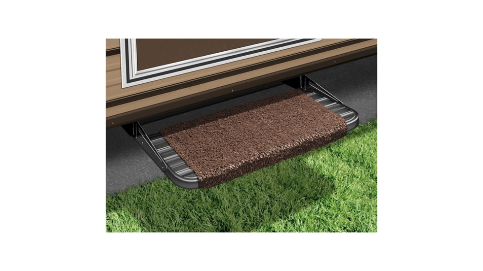 Prest-O-Fit Wraparound RV Step Rug, Espresso, 18in, 2-1040