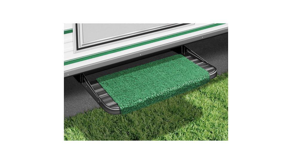 Prest-O-Fit Wraparound RV Step Rug, Green, 18in, 2-0040