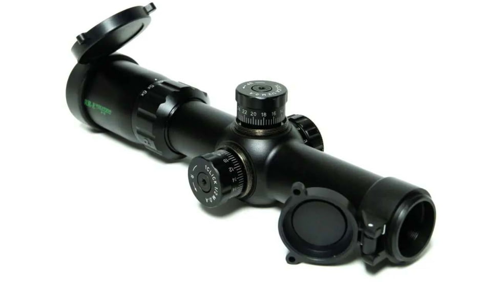 Pride Fowler Industries Rapid Reticle BLK-2 1-6x24mm FFP 30mm Tube Rifle Scope w/Rapid Ranging and Rapid Guide Technology, Black, PFI-RR-EVOLUTION BLK-2