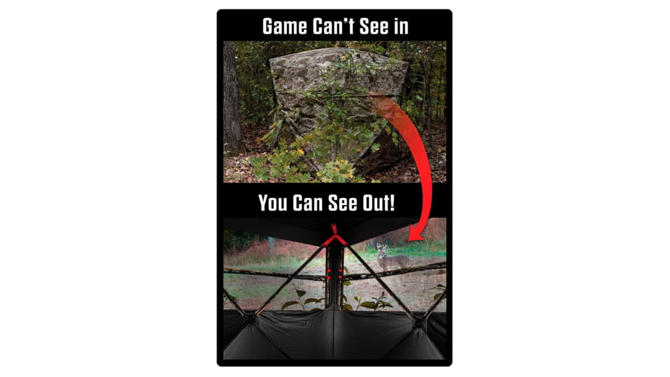 Primal Treestands Primal Harvester One Way See Thru Deluxe Blind