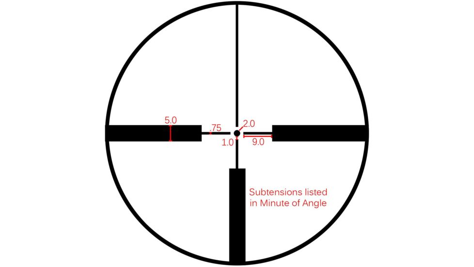 EDEMO Primary Arms Classic Series Rifle Scope, 1-4x24mm, Second Focal Plane, Duplex Dot Illuminated Reticle, Black, 610001, EDEMO1