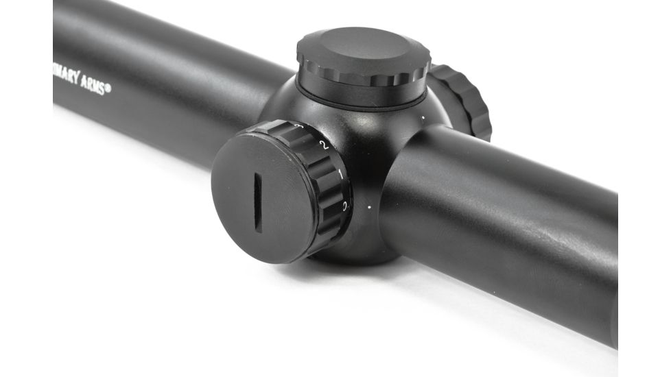 EDEMO Primary Arms Classic Series Rifle Scope, 1-4x24mm, Second Focal Plane, Duplex Dot Illuminated Reticle, Black, 610001, EDEMO1