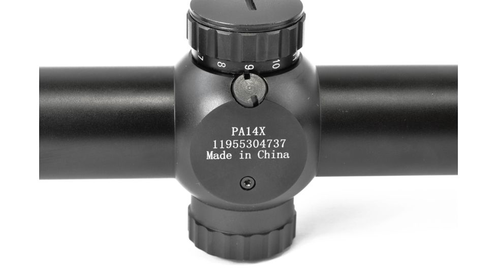 EDEMO Primary Arms Classic Series Rifle Scope, 1-4x24mm, Second Focal Plane, Duplex Dot Illuminated Reticle, Black, 610001, EDEMO1