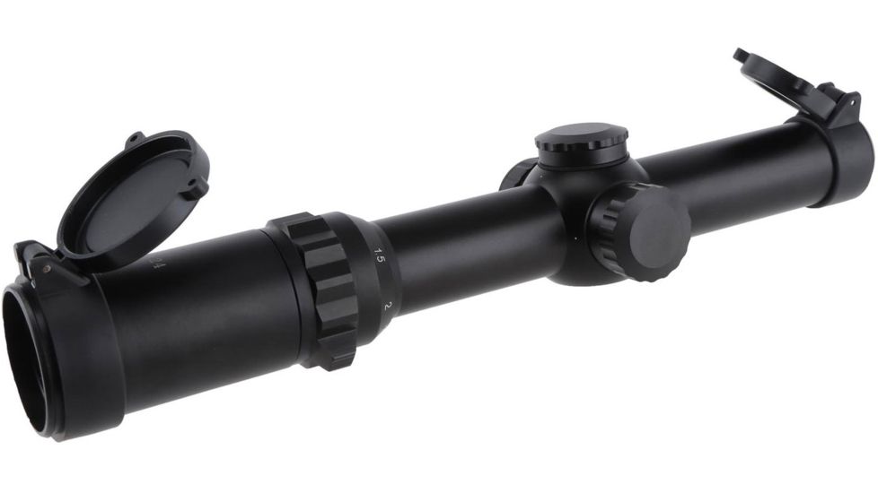 Primary Arms Classic 1-4X24mm Illuminated Rifle Scope PA14X w/ Deluxe AR15 30mm Scope Mount