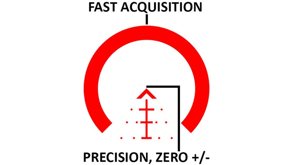 Primary Arms 1-6X24mm First Focal Plane Rifle Scope w/ACSS Raptor 5.56 Reticle, Black, PA1-6X24FFP-R-5.56