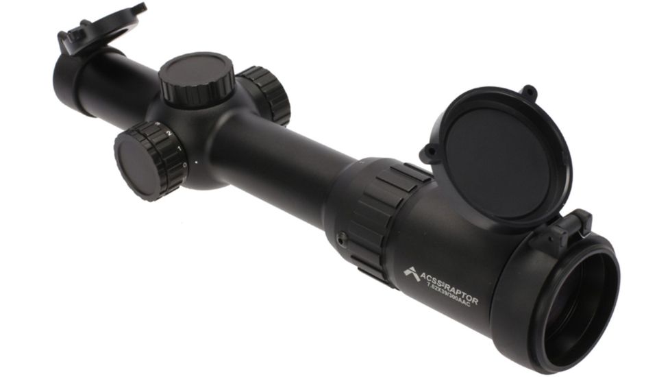Primary Arms 1-6X24mm First Focal Plane Rifle Scope w/ACSS Raptor 7.62 Reticle, Black, PA1-6X24FFP-R-7.62