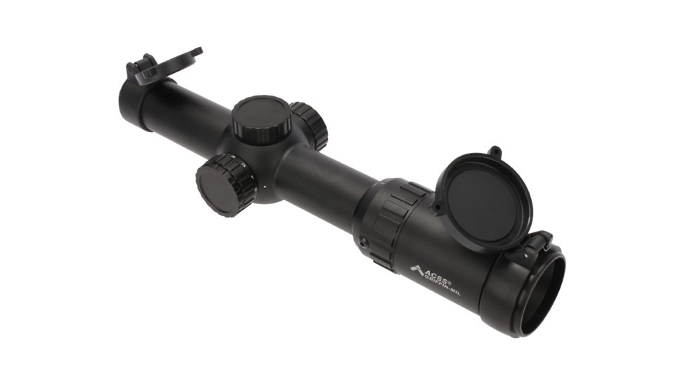 Primary Arms SLx 1-6X24mm Second Focal Plane Rifle Scope Generation III - Illuminated ACSS GRIFFIN MIL Reticle, Black, 1-6X24 mm, PA1-6X24SFP-ACSS-GRIFFIN-MIL