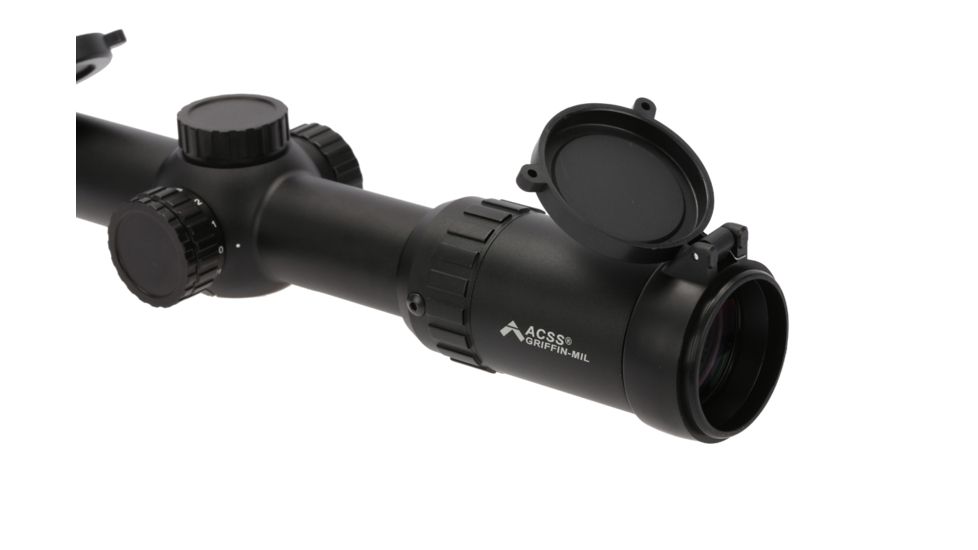 Primary Arms SLx 1-6X24mm Second Focal Plane Rifle Scope Generation III - Illuminated ACSS GRIFFIN MIL Reticle, Black, 1-6X24 mm, PA1-6X24SFP-ACSS-GRIFFIN-MIL