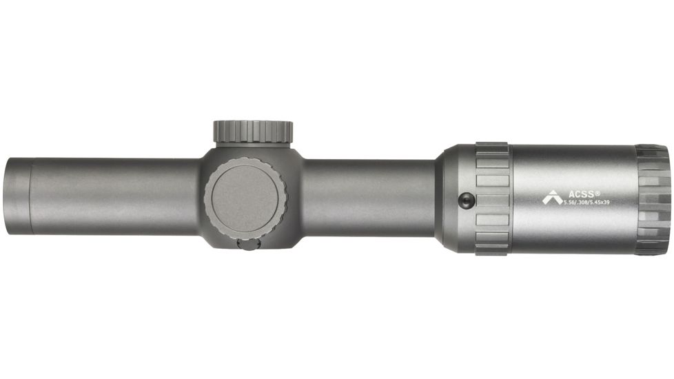 Blemished Demo, Primary Arms SLx 1-6X24mm SFP Gen III Scope w/ Patented ACSS 5.56 / 5.45 / .308 Reticle, Wolf Grey, PA1-6X24SFP-ACSS-5.56-WG