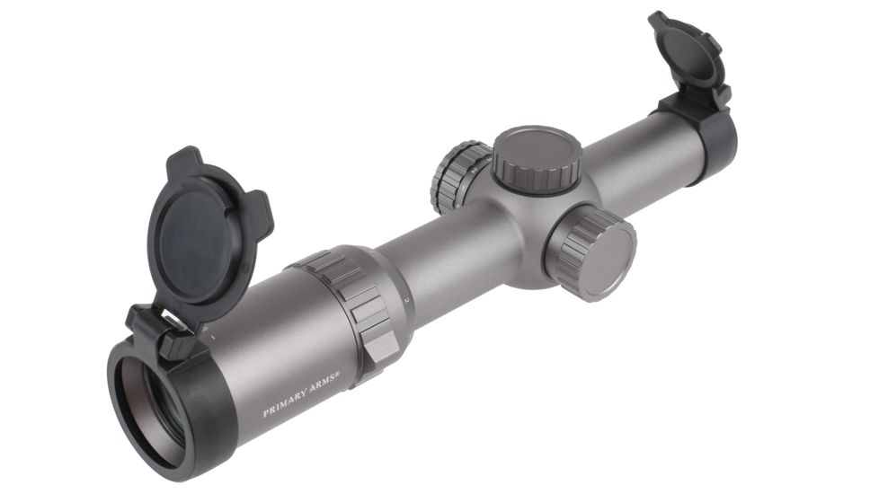 Open Box Demo, Primary Arms SLx 1-6X24mm SFP Gen III Scope w/K.I.S.S. Reticle, Wolf Grey, PA1-6X24SFP-KISS-WG