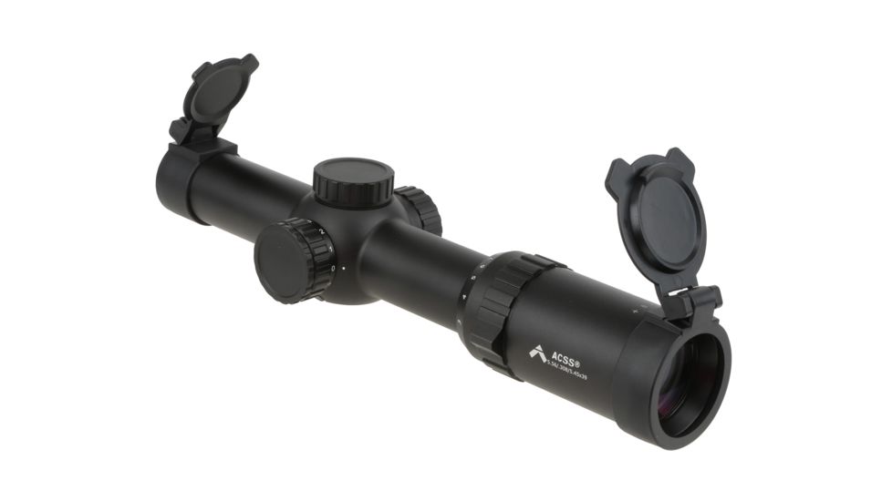 Open Box Demo, Primary Arms SLx 1-8x Variable Waterproof Rifle Scope w/Patented ACSS 5.56/5.45/.308 Reticle, Black PA1-8X24SFP-ACSS-5.56