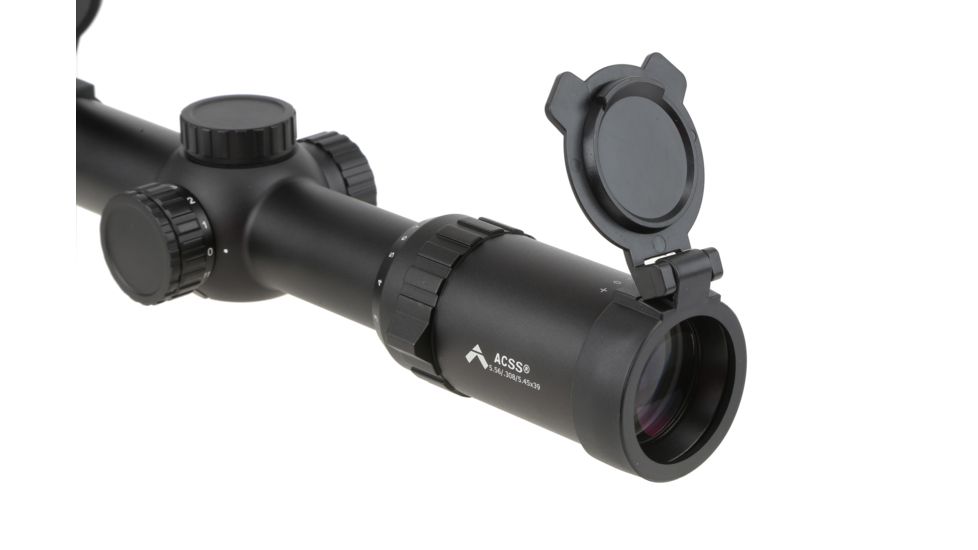 Open Box Demo, Primary Arms SLx 1-8x Variable Waterproof Rifle Scope w/Patented ACSS 5.56/5.45/.308 Reticle, Black PA1-8X24SFP-ACSS-5.56