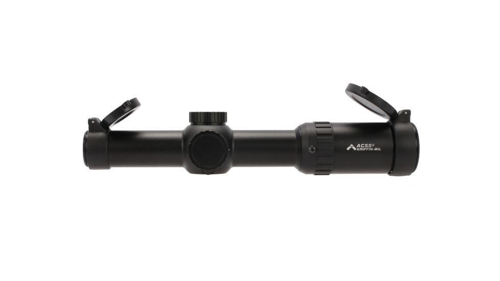 Primary Arms SLx 1-8X24mm Second Focal Plane Rifle Scope - Illuminated ACSS Griffin MIL Reticle, Black, 1-8X24 mm, PA1-8X24SFP-ACSS-GRIFFIN-MIL
