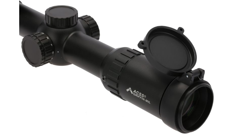 Primary Arms SLx 1-8X24mm Second Focal Plane Rifle Scope - Illuminated ACSS Griffin MIL Reticle, Black, 1-8X24 mm, PA1-8X24SFP-ACSS-GRIFFIN-MIL