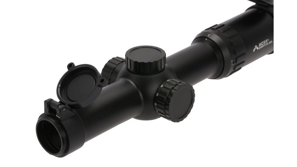 Primary Arms SLx 1-8X24mm Second Focal Plane Rifle Scope - Illuminated ACSS Griffin MIL Reticle, Black, 1-8X24 mm, PA1-8X24SFP-ACSS-GRIFFIN-MIL