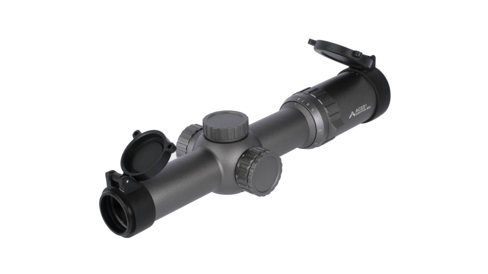 Primary Arms SLx 1-8X24mm Second Focal Plane Rifle Scope - Illuminated ACSS Griffin MIL Reticle, Wolf Grey, 1-8X24 mm, PA1-8X24SFP-ACSS-GRF-MIL-WG