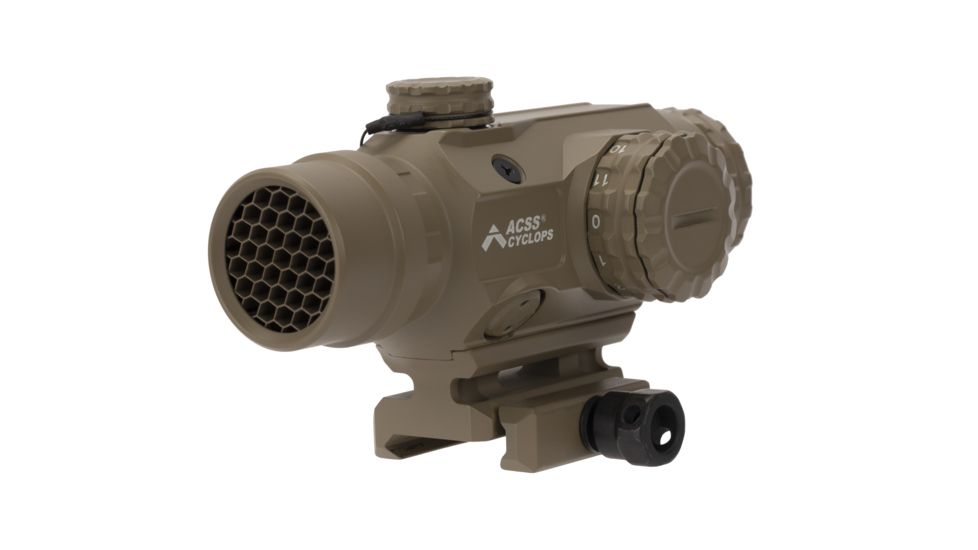 Primary Arms SLx Compact 1x20 Prism Scope with ACSS Cyclops Reticle, FDE PAC1X-ACSS-CYCLOPS-FDE