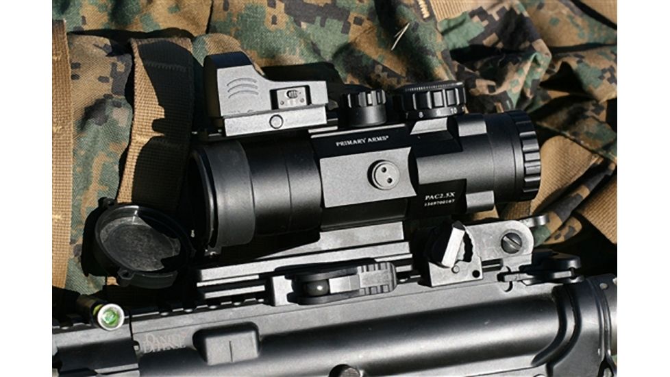 Blemished Demo, Primary Arms SLx 2.5X Compact AR15 Scope with Patented CQB ACSS Reticle, Black, PAC2.5X