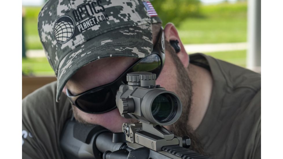 OpticsPlanet Exclusive Primary Arms SLx 2.5X Compact AR15 Scope with Patented CQB ACSS Reticle, Flat Dark Earth, PAC2.5X-FDE