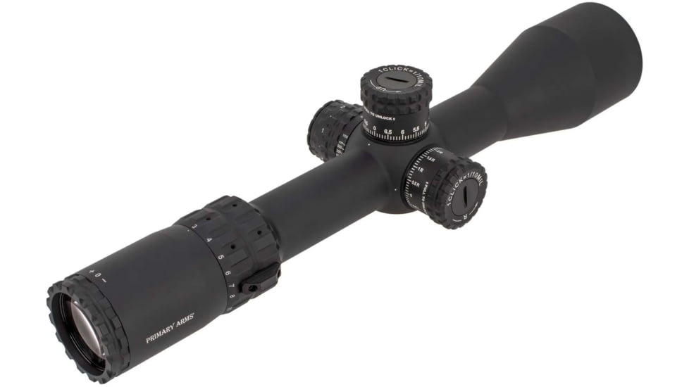 DEMO, Primary Arms SLx 3-18x50mm First Focal Plane Rifle Scope - Illuminated ACSS APOLLO .308/6.5 Grendel Reticle, Black, 3-18x50mm, 610161