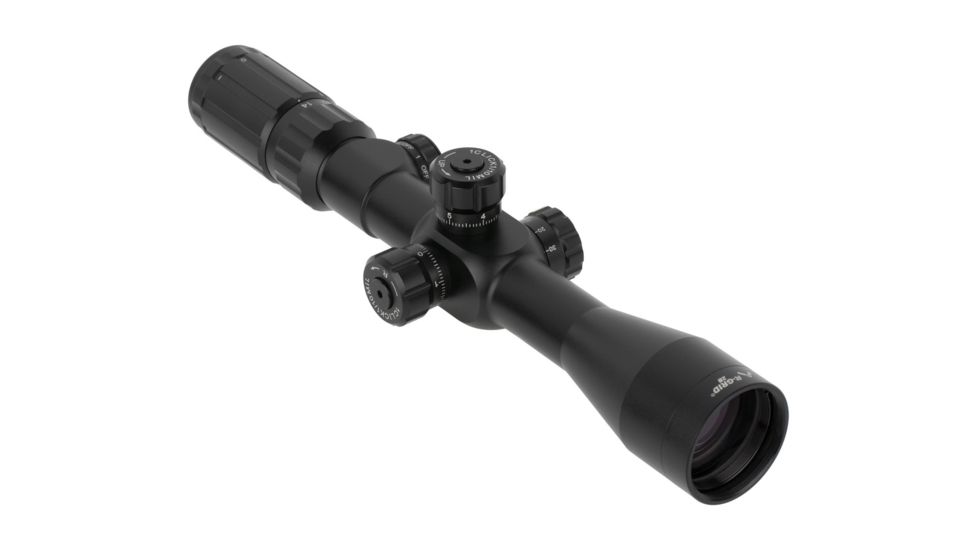Primary Arms SLx 4-14X44mm First Focal Plane Rifle Scope - Illuminated R-Grid 2B Reticle, Black, 4-14X44 mm, PA4-14X44FFP-R-GRID-2B