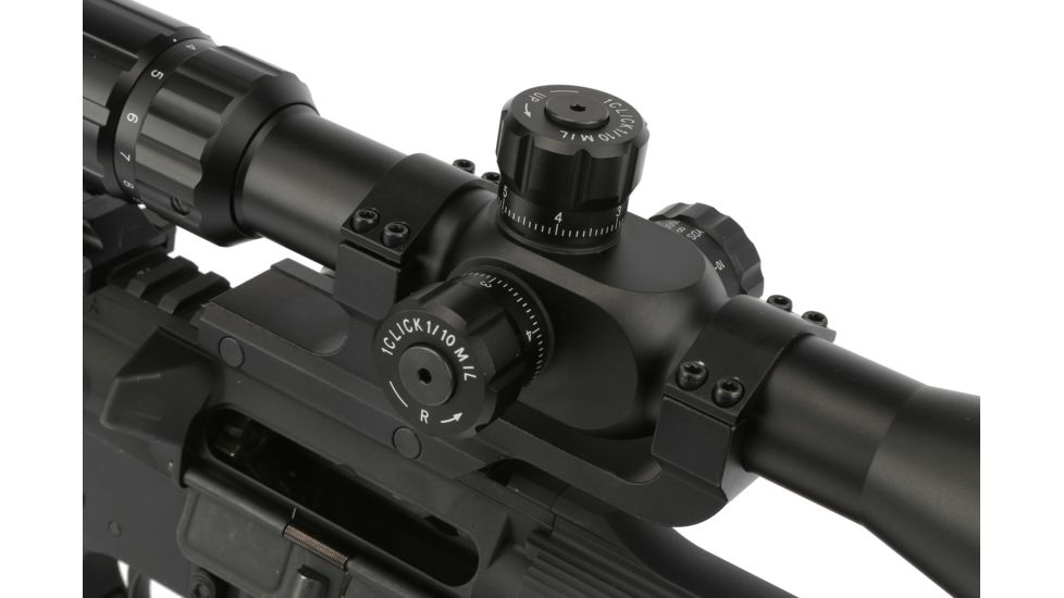 Primary Arms 4-14x44mm Rifle Scope, Mil-Dot, Black PA4-14XFFP