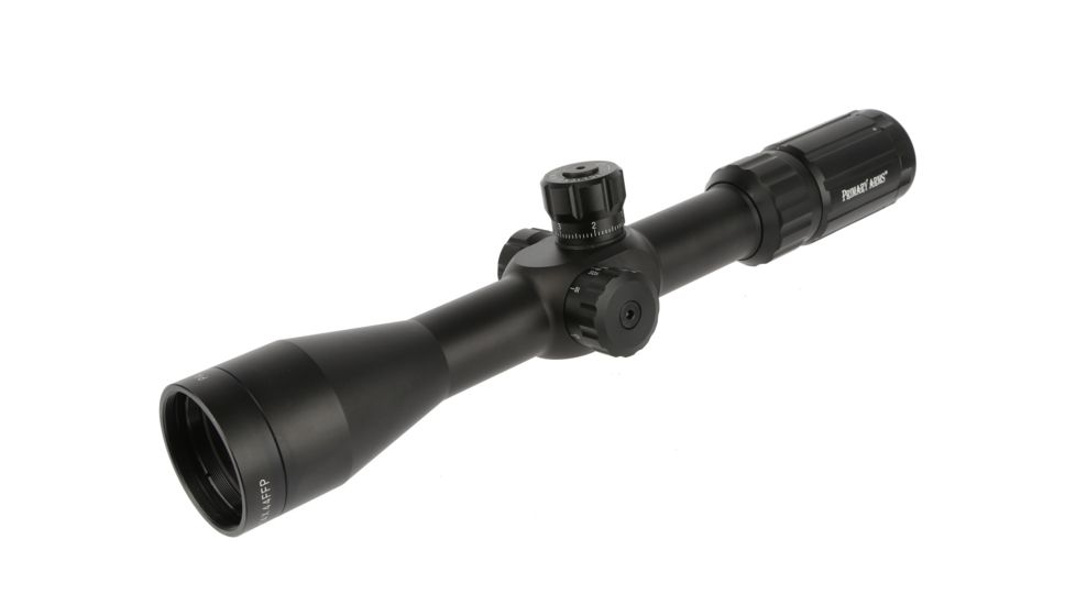 Primary Arms 4-14x44mm Rifle Scope, Mil-Dot, Black PA4-14XFFP