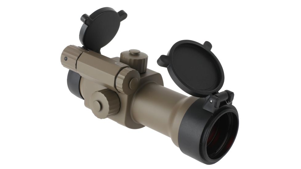 Open Box Demo, Primary Arms SLx 30mm Waterproof Red Dot, 2 MOA Dot w/Flip Caps &amp; Battery, Flat Dark Earth, PA30MMRD-AD-FDE