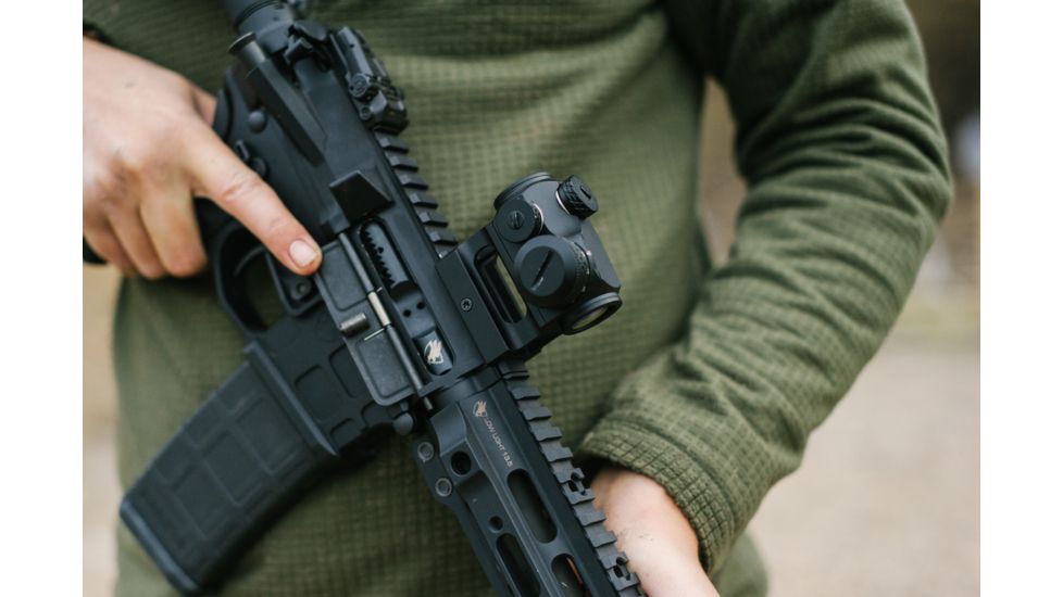 Open Box Demo, Primary Arms SLx Micro Dot w/Removable Case, Rotary Knob and up to 50K-Hour Battery Life, 2 MOA Dot Reticle, Black MD-RB-AD