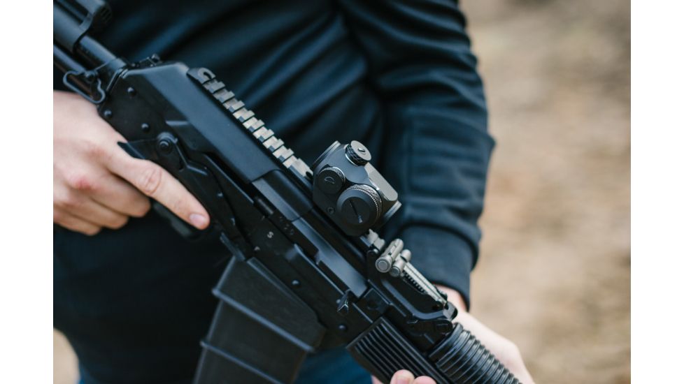 Open Box Demo, Primary Arms SLx Micro Dot w/Removable Case, Rotary Knob and up to 50K-Hour Battery Life, 2 MOA Dot Reticle, Black MD-RB-AD