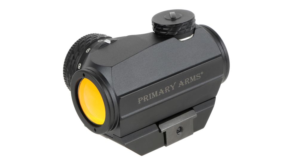 Open Box Demo, Primary Arms SLx Micro Dot w/Removable Case, Rotary Knob and up to 50K-Hour Battery Life, 2 MOA Dot Reticle, Black MD-RB-AD