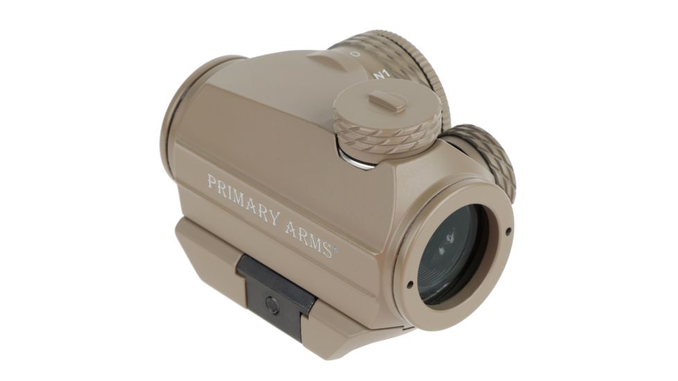 Open Box Demo, Primary Arms SLx Micro Dot with Rotary Knob and up to 50K-Hour Battery Life, 2 MOA Dot Reticle, Flat Dark Earth, MD-RB-AD-FDE
