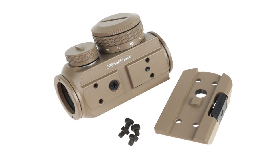 Open Box Demo, Primary Arms SLx Micro Dot with Rotary Knob and up to 50K-Hour Battery Life, 2 MOA Dot Reticle, Flat Dark Earth, MD-RB-AD-FDE