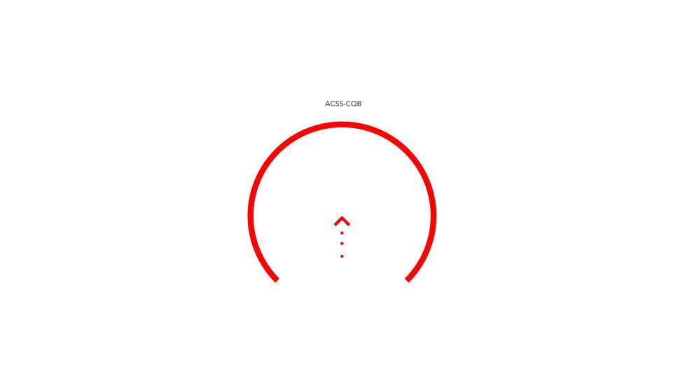 Primary Arms SLxZ-25 Red Dot Sight, ACSS-5.56 Red Dot Reticle, Black, 810007