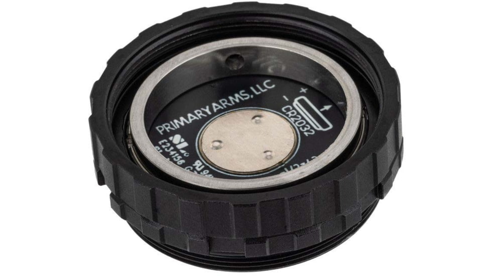 Primary Arms SLx AutoLive V1 Battery Cap, Black, 210110