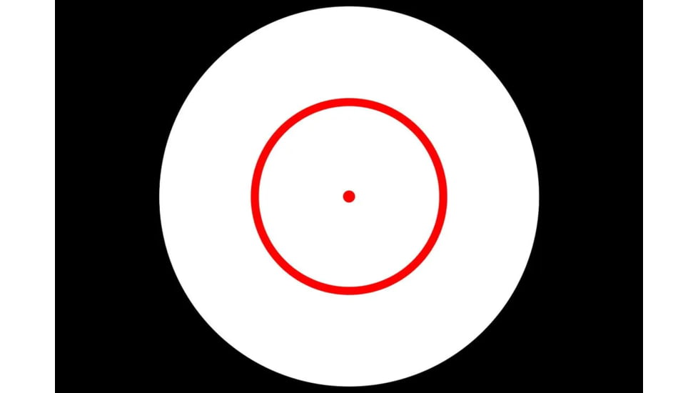 Primary Arms CLx 1x Prismatic Red Dot, Sight 3 MOA Dot w/ 45 MOA Circle Reticle, Black, 710077