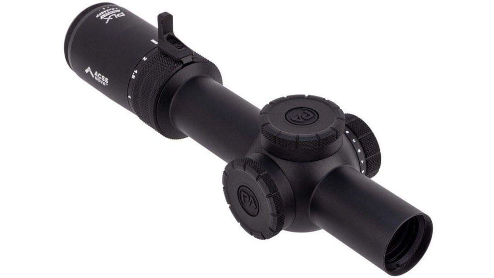 Primary Arms Compact PLX 1-8x24mm 30mm Tube Rifle Scope, First Focal Plane, Illuminated ACSS Nova Reticle, Black, 610202