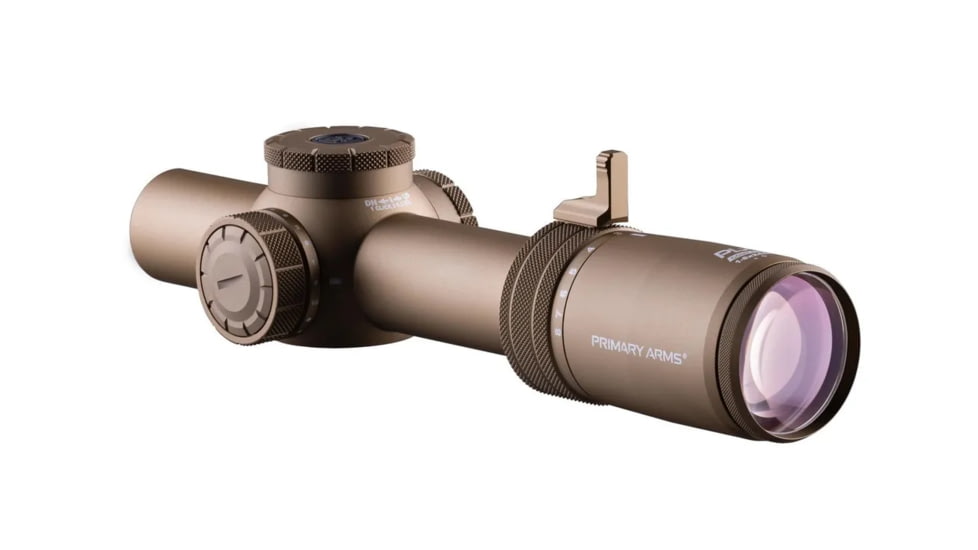 Primary Arms Compact PLx 1-8x24mm Tube Rifle Scope, First Focal Plane, ACSS Griffin MIL G2 Reticle, FDE, 610224