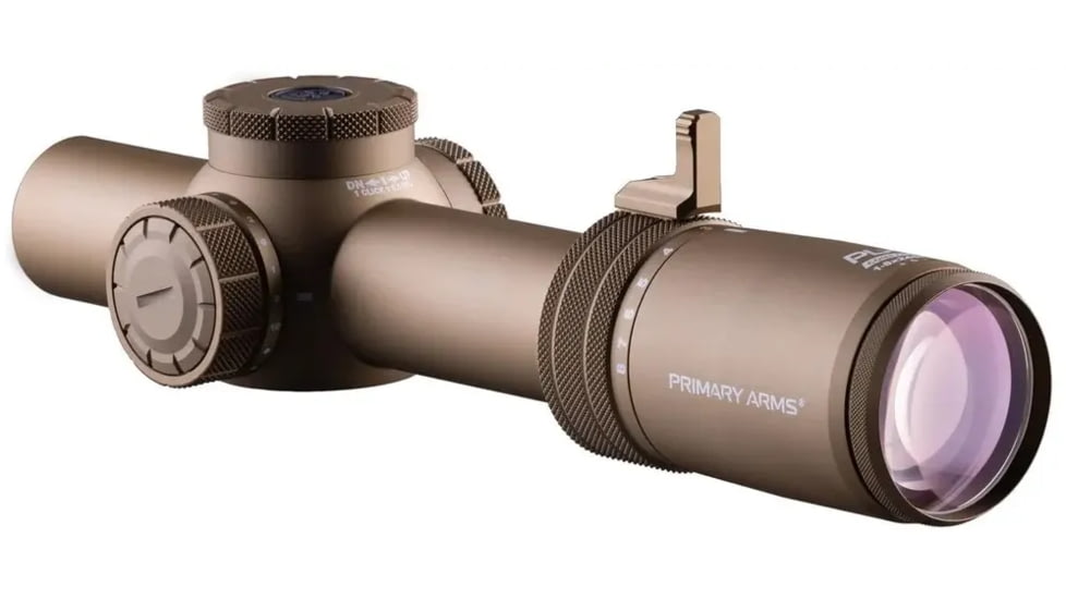 Primary Arms Compact PLx 1-8x24mm Tube Rifle Scope, Second Focal Plane, ACSS Nova-5.56 Reticle, FDE, 610212